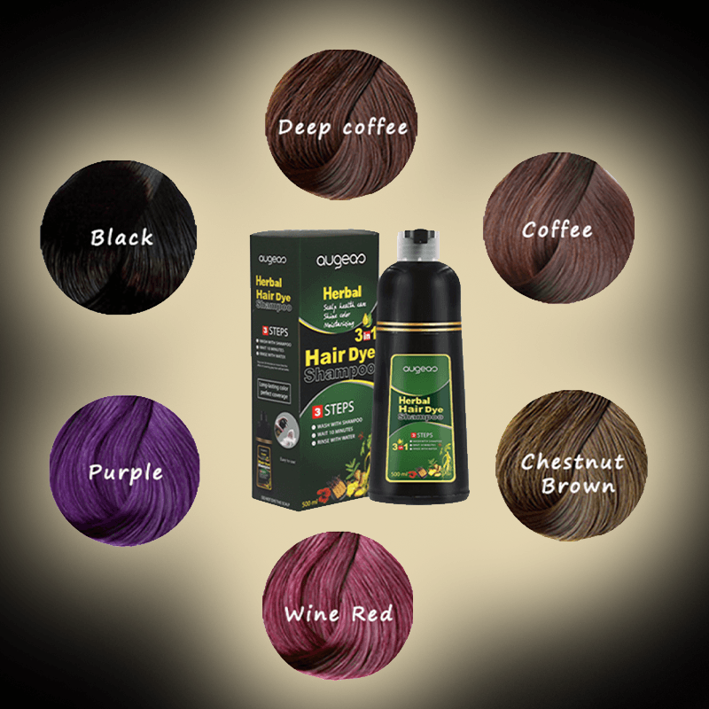 Instant Herbal Hair Colouring Shampoo