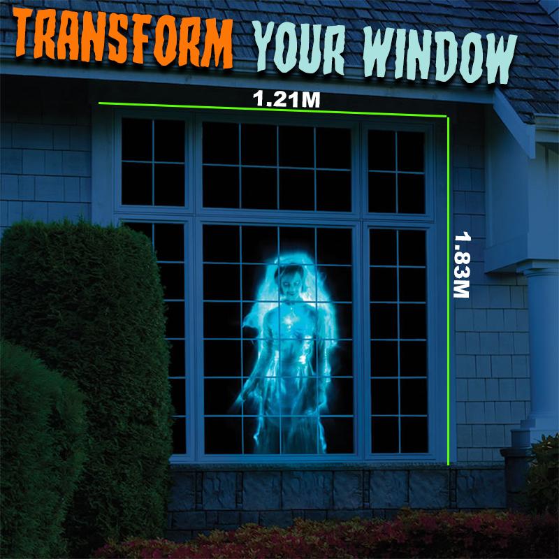 Window Halloween Funny Projector
