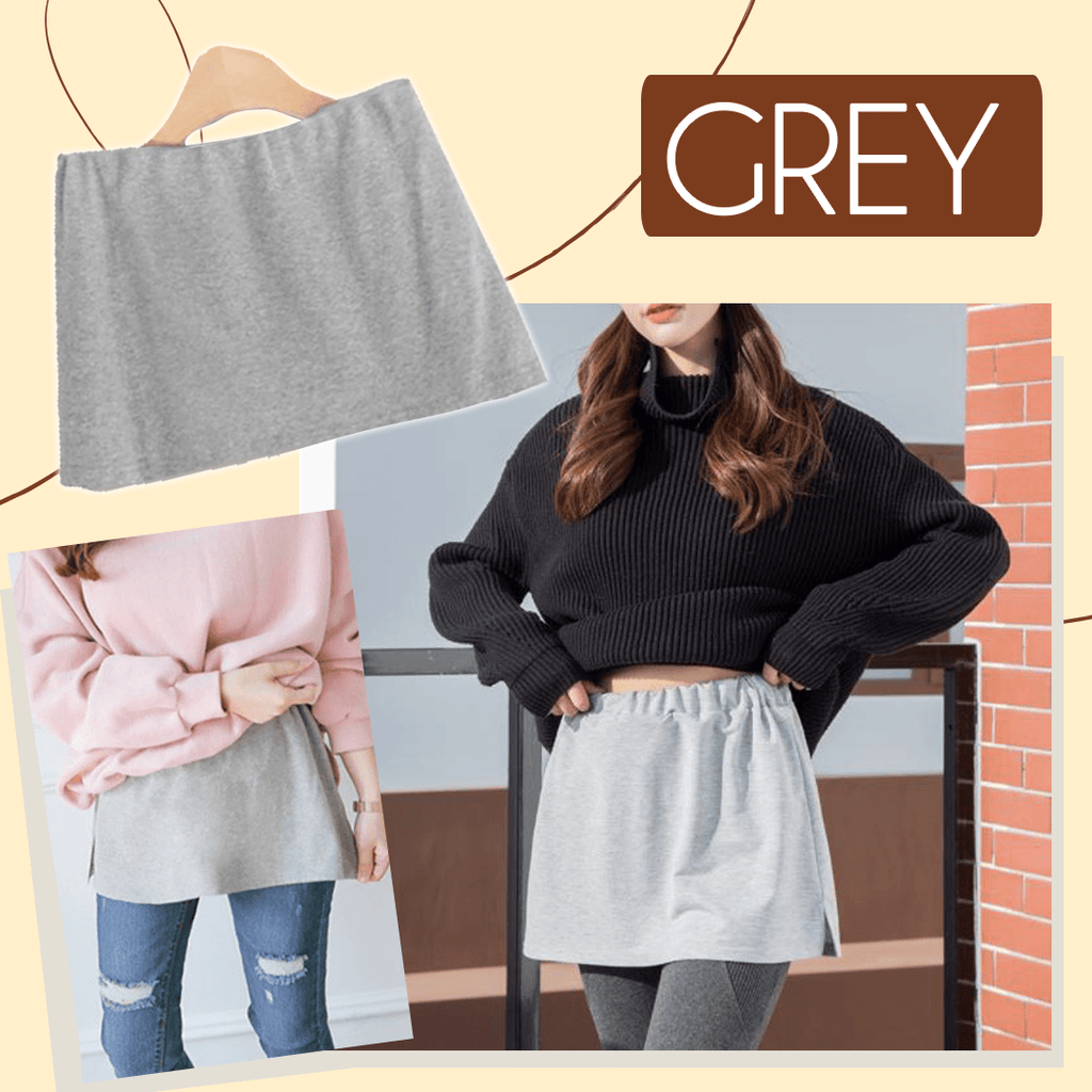 Adjustable Layering Fake Top Lower Sweep