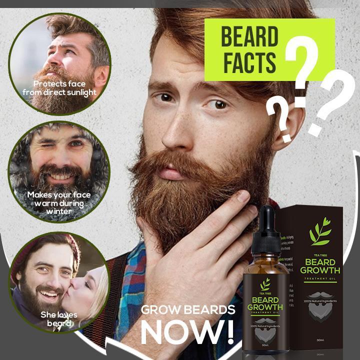 Tea Tree Beard Growth Treatment Oil