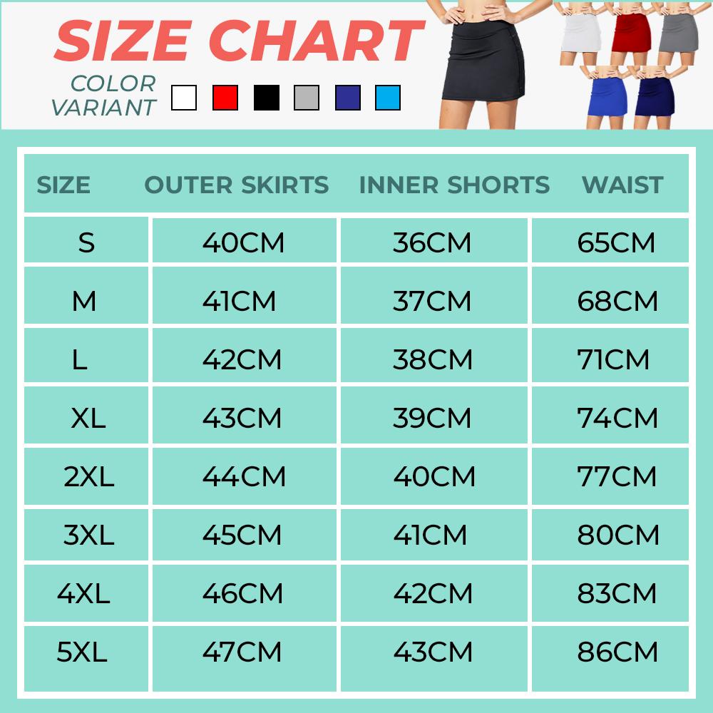 Breathable Safety Workout Skorts