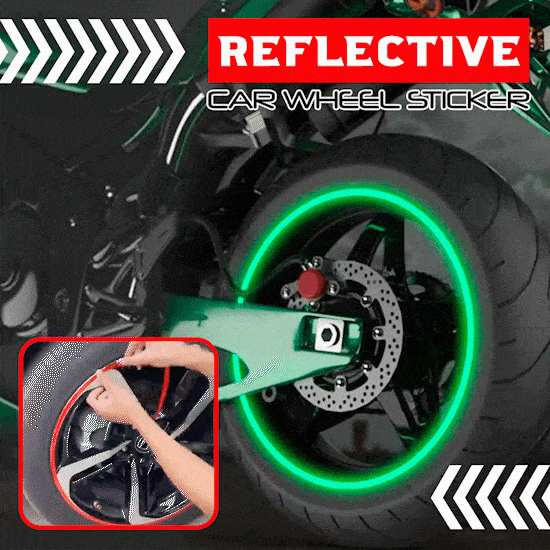 Reflective Car Wheel Sticker (16pcs)