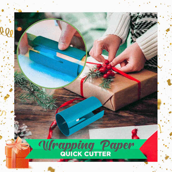 Wrapping Paper Quick Cutter