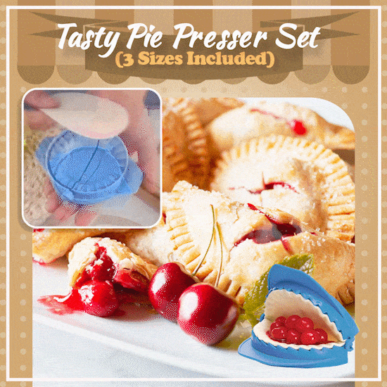 Tasty Pie Presser Set (3 Sizes Included)