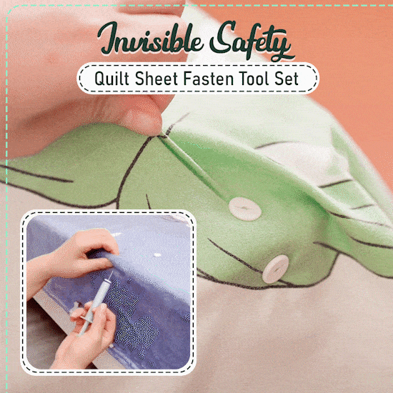 Invisible Safety Quilt Sheet Fasten Tool Set