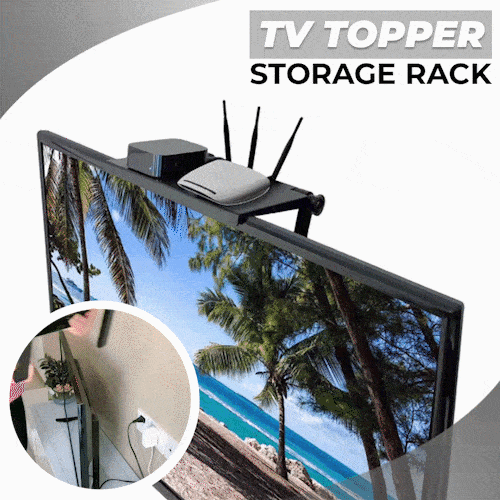 TV Topper Storage Rack
