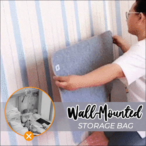 Velcro Wall-Mounted Storage Bag