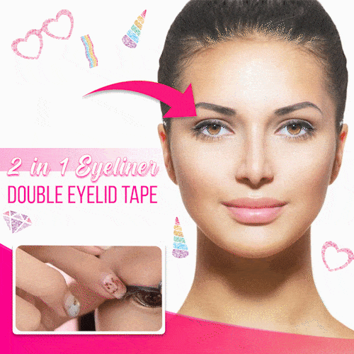2in1 Eyeliner Invisible Double Eyelid Tape