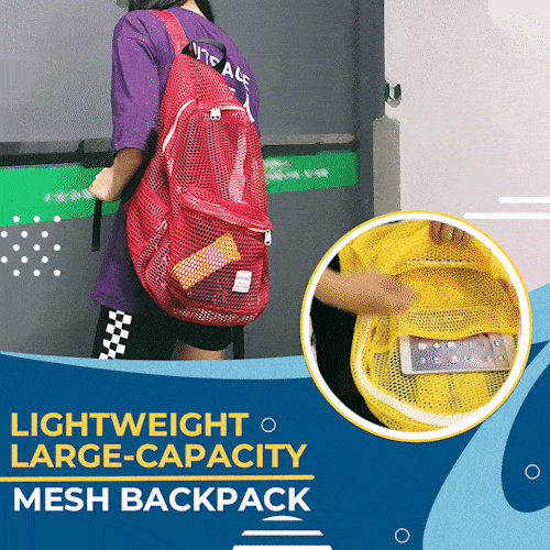 Lightweight Large-Capacity Mesh Backpack