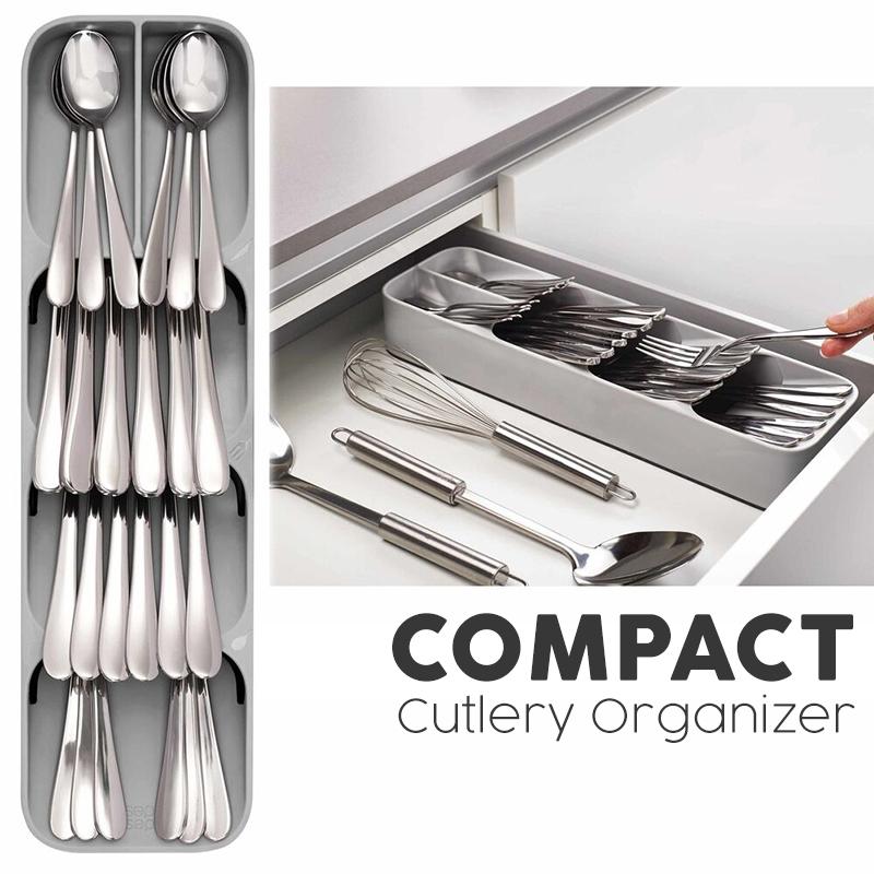 Compact Kitchen Cutlery Organizer