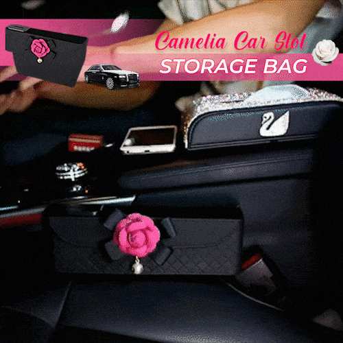 Camellia Car Slot Storage Box
