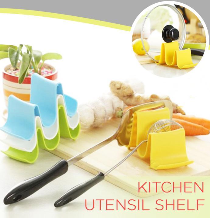 Creative Kitchen Utensil Shelf