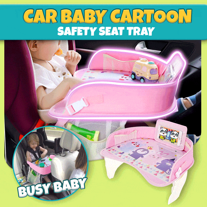 Car Baby Cartoon Safety Seat Tray