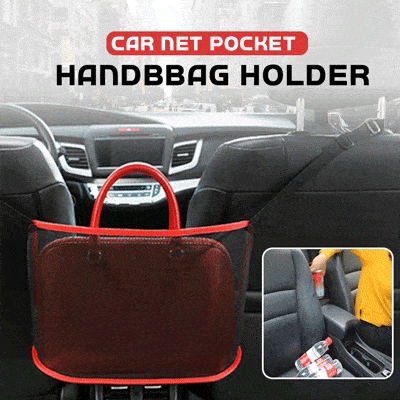 Car Net Pocket Handbag Holder (2pcs)