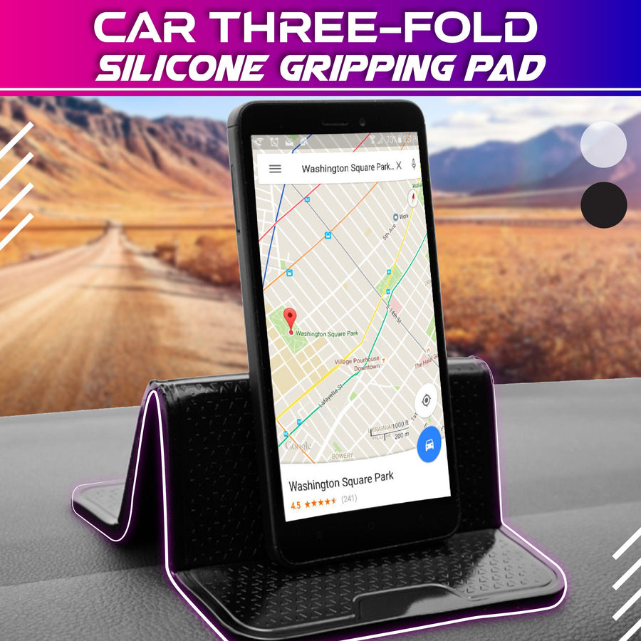 Car Three-Fold Silicone Gripping Pad