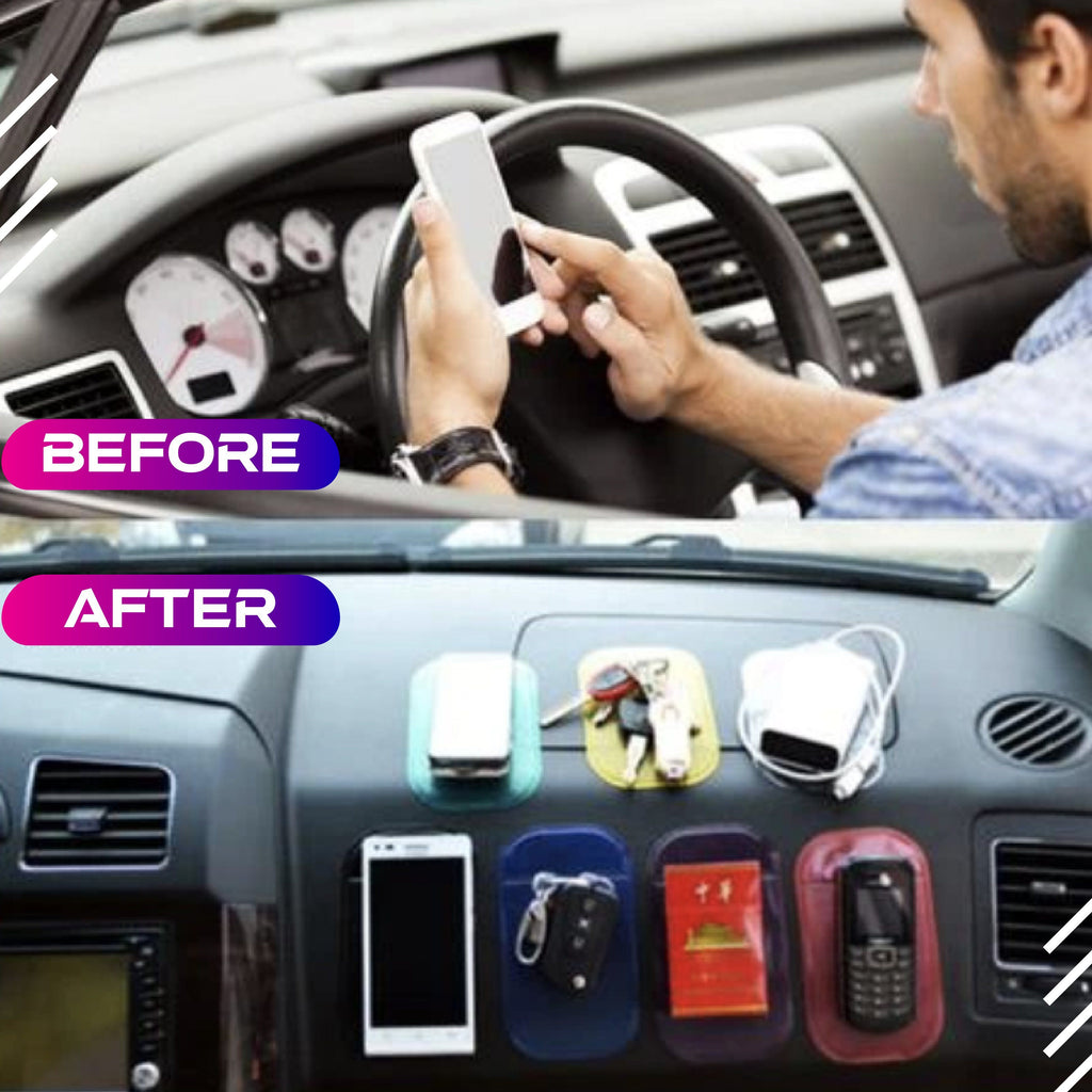 Car Three-Fold Silicone Gripping Pad