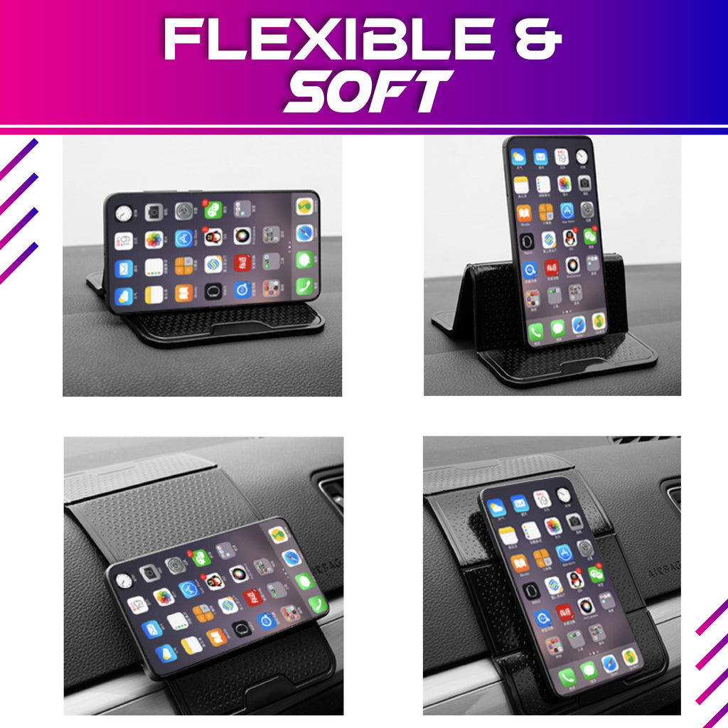Car Three-Fold Silicone Gripping Pad
