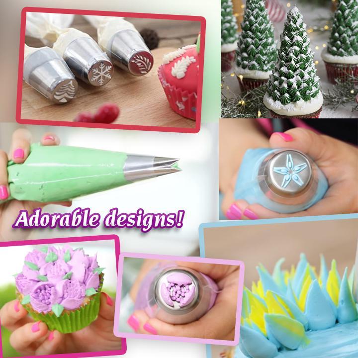 Christmas Style Nozzle Pastry Kit