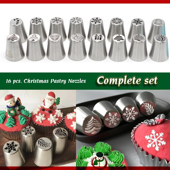 Christmas Style Nozzle Pastry Kit