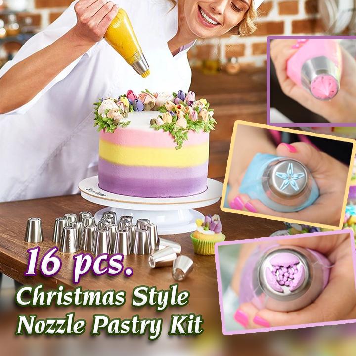 Christmas Style Nozzle Pastry Kit