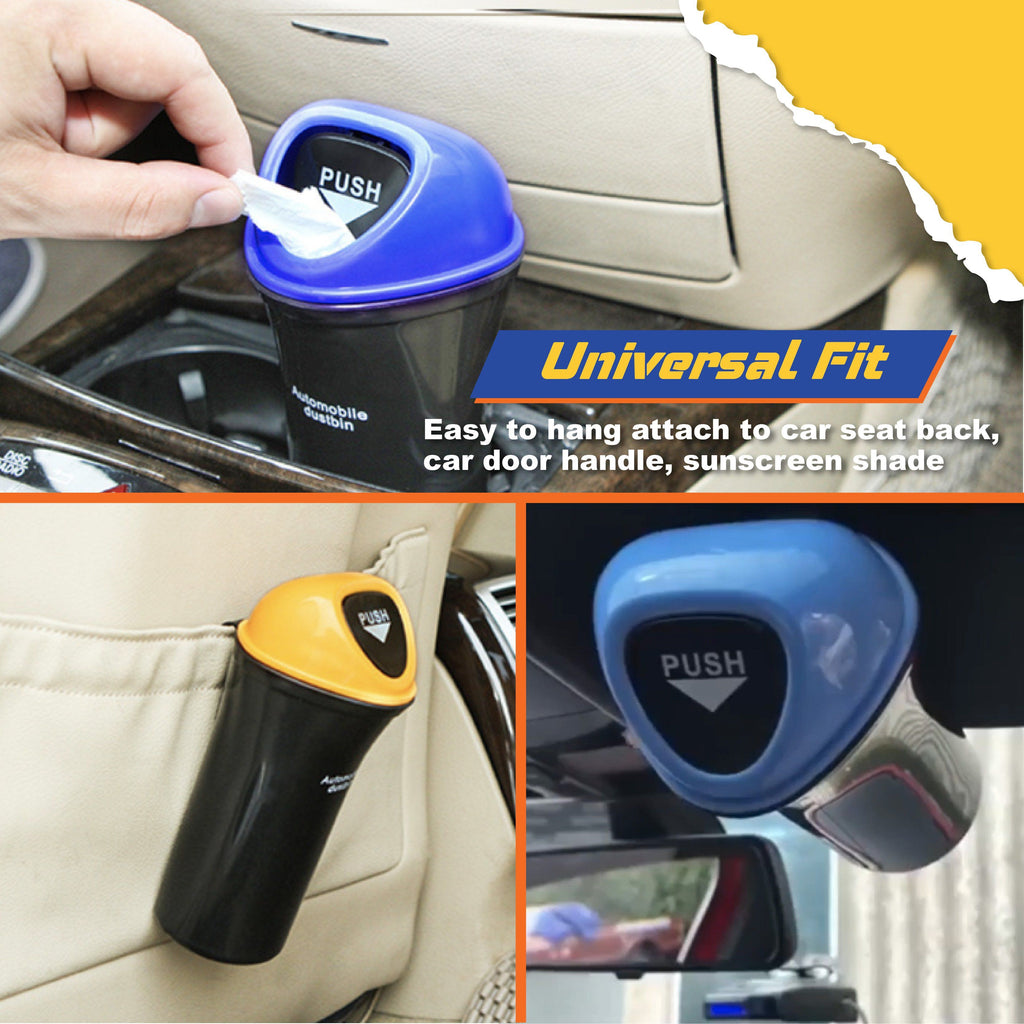 Clip-On Automobile Trash Bin