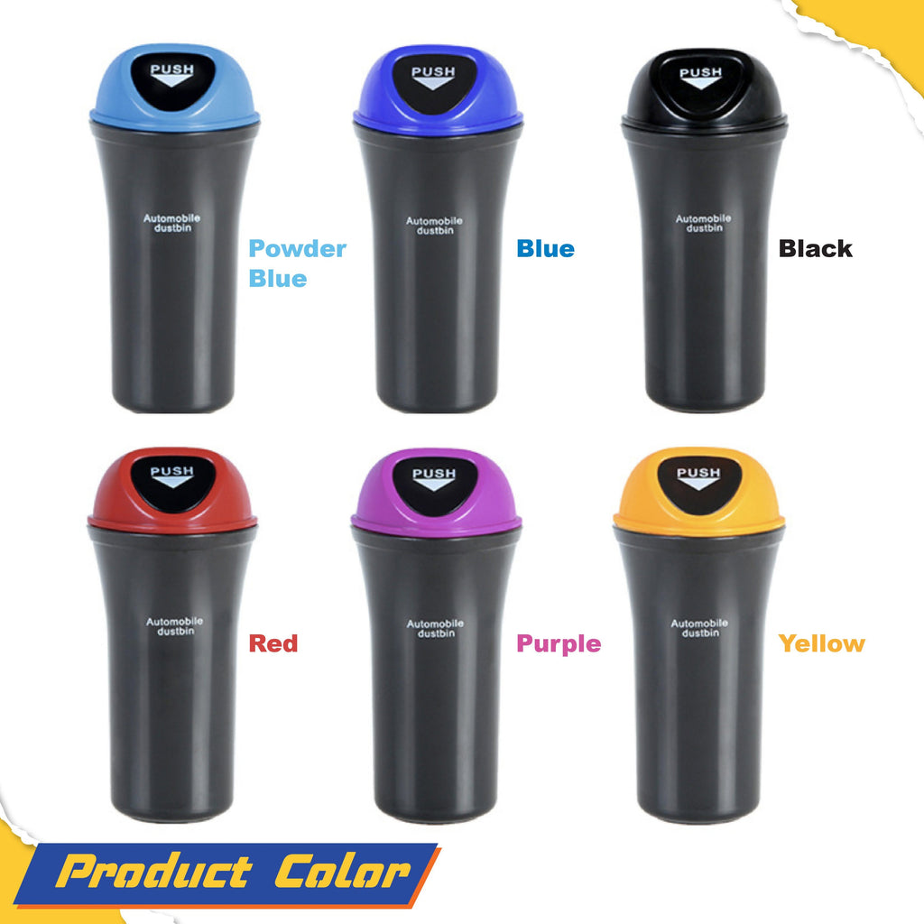 Clip-On Automobile Trash Bin