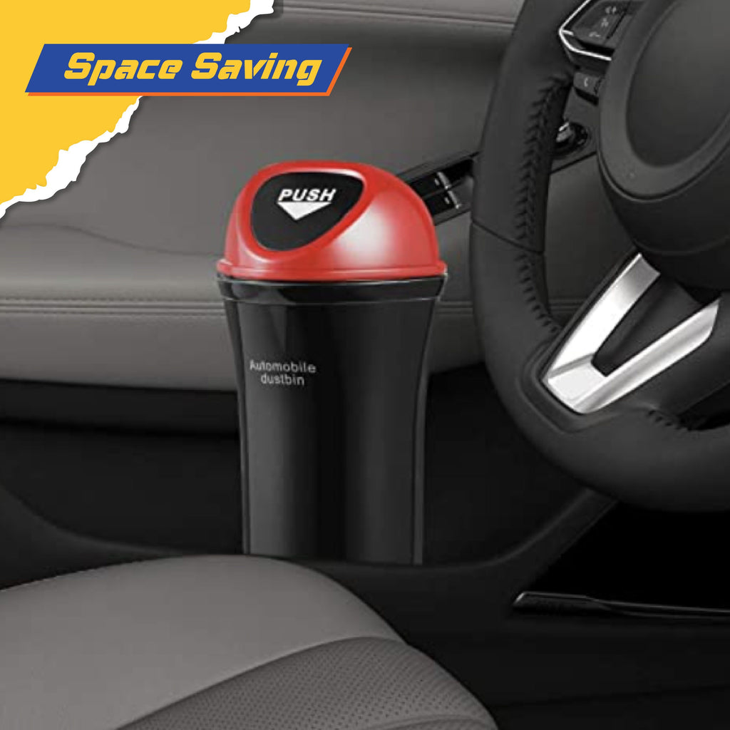 Clip-On Automobile Trash Bin