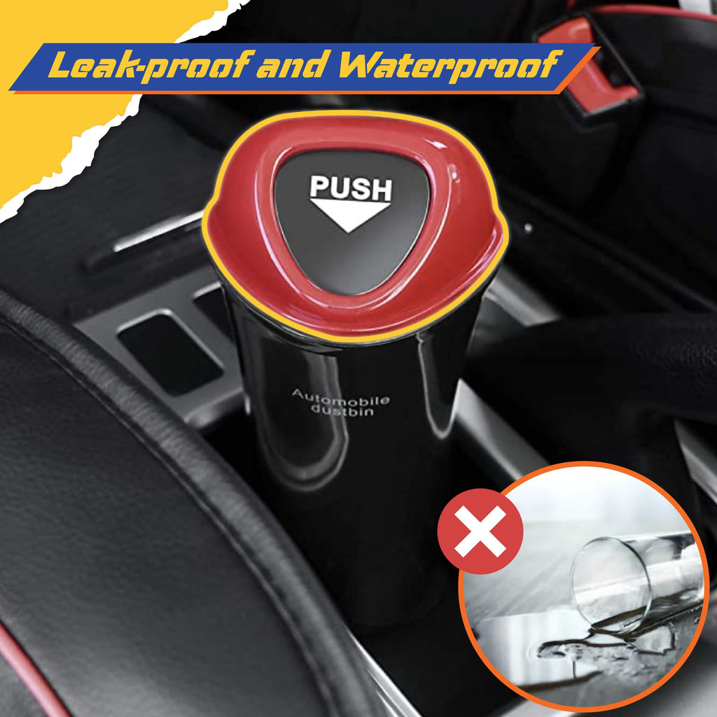 Clip-On Automobile Trash Bin