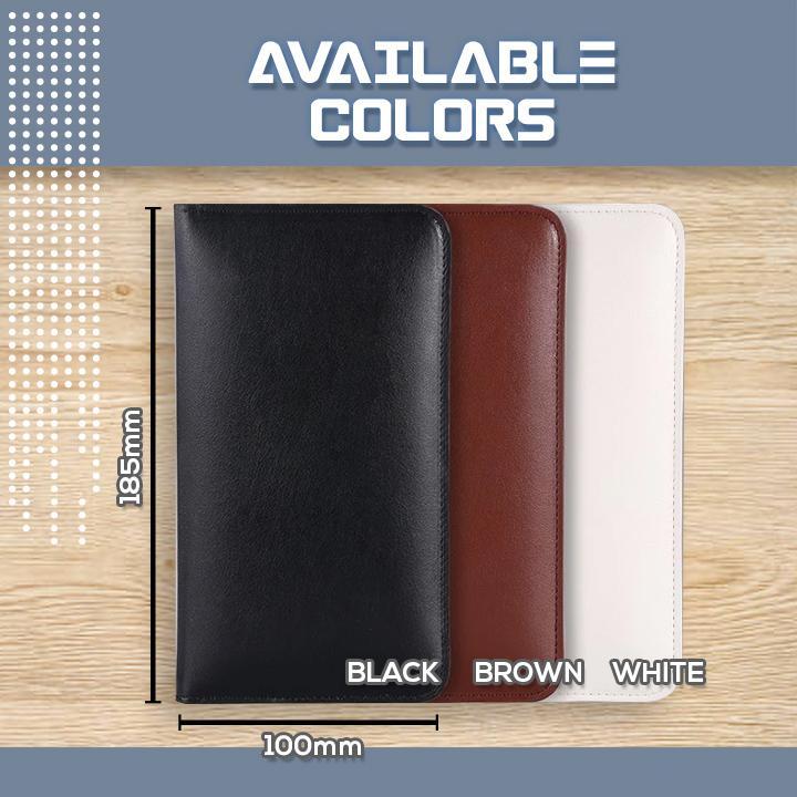 Universal Leather Phone Charging Wallet