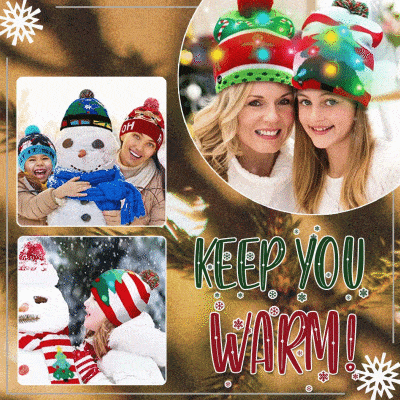 Xmas LED Ugly Sweater Hats