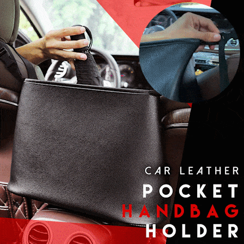 Car Leather Pocket Handbag Holder