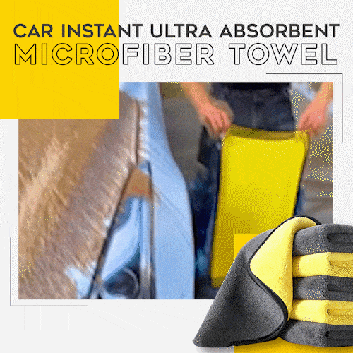Car Instant Ultra Absorbent Microfiber Towel