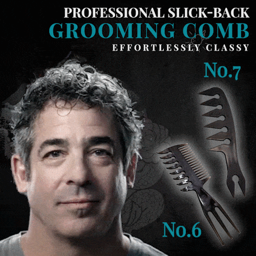 Professional Slick-back Grooming Comb