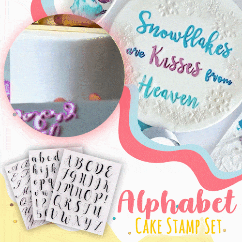 Alphabet Cake Stamp Set