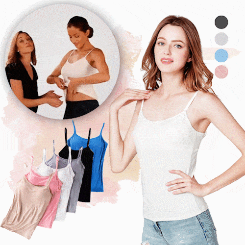 Cotton Camisole With Build-in Bra