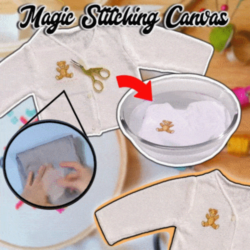 Water Soluble Stitching Canvas - 5PCS