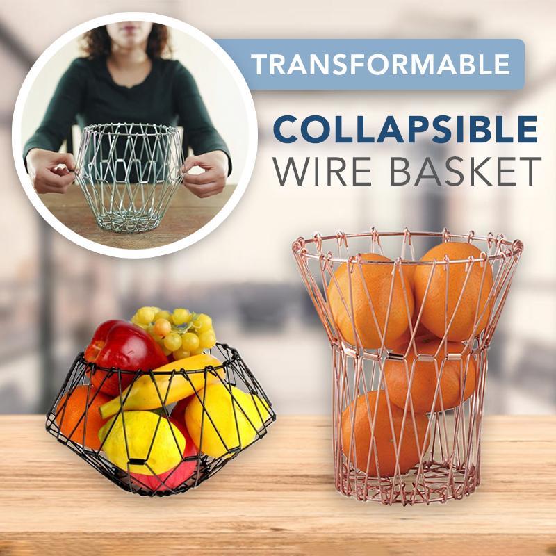 Collapsible Wire Basket