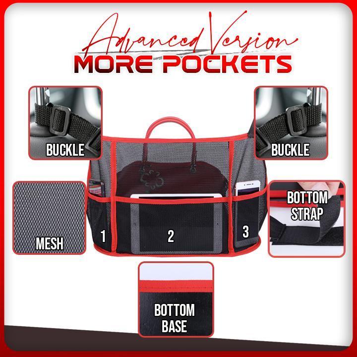Premium Car Net Handbag Storage Bag