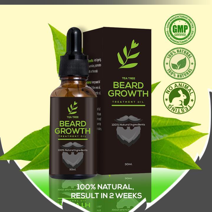 Tea Tree Beard Growth Treatment Oil
