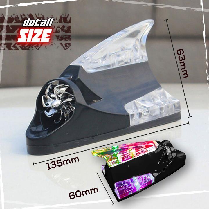 Wind-Powered Car Shark Light