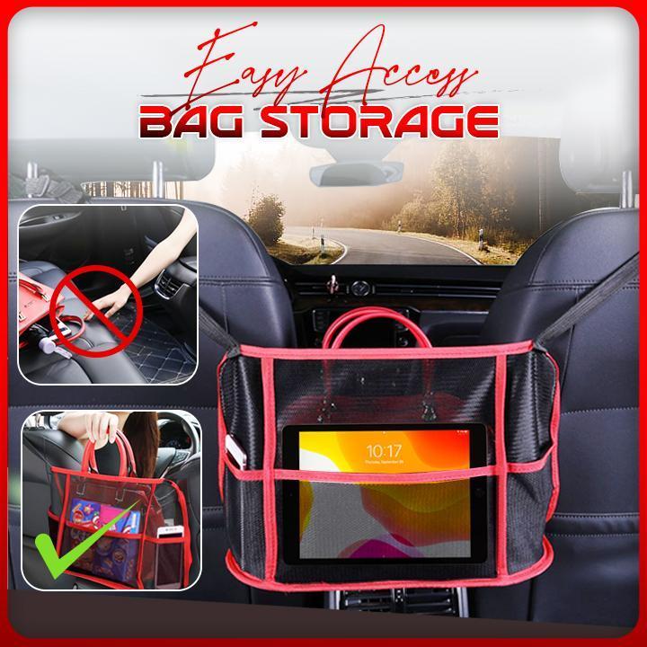 Premium Car Net Handbag Storage Bag