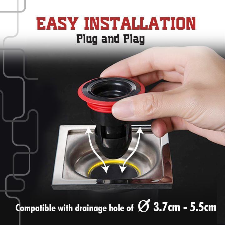 Anti-Odor Sewer Core Drain Backflow Preventers - 3PCS