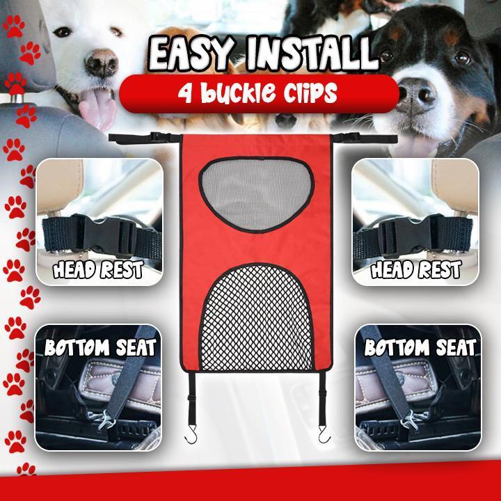 Pet Car Rear Seat Protection Net