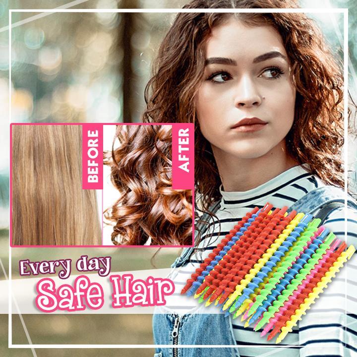 DIY Styling Spiral Hair Curlers