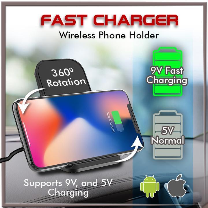 Wireless Fast Charging Phone Holder