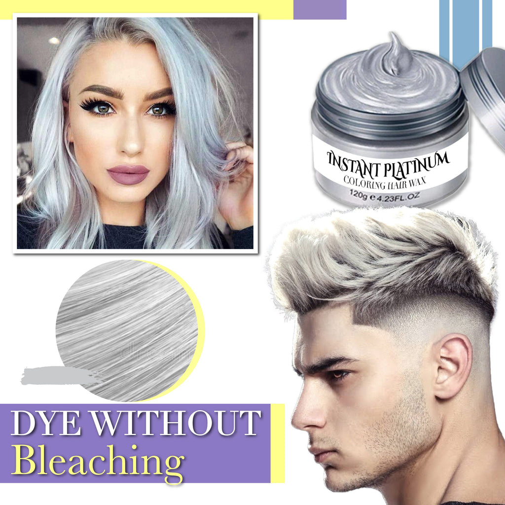 Instant Platinum Coloring Hair Wax