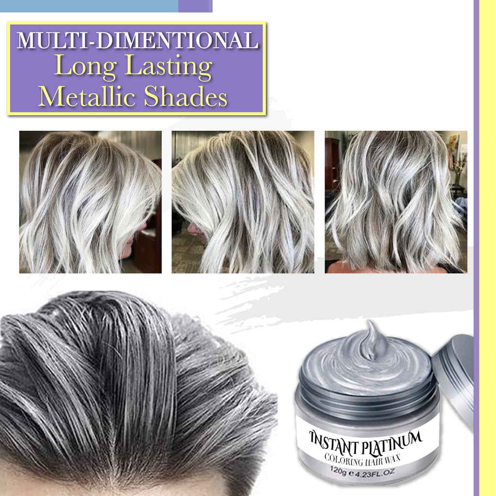 Instant Platinum Coloring Hair Wax