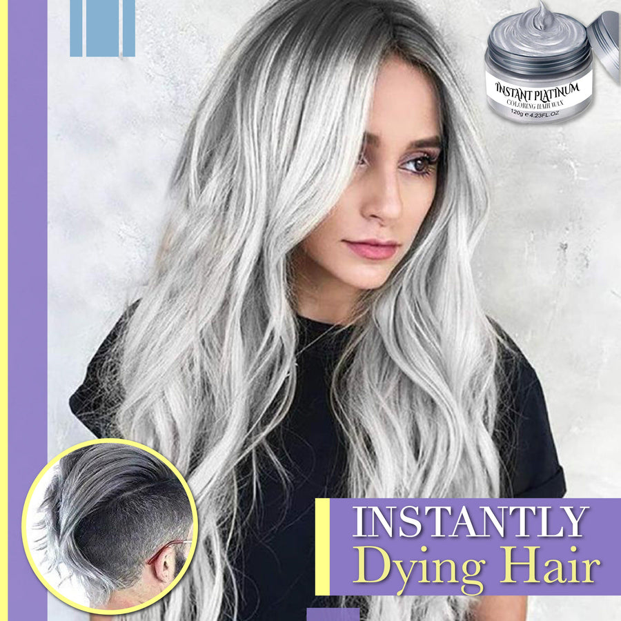 Instant Platinum Coloring Hair Wax