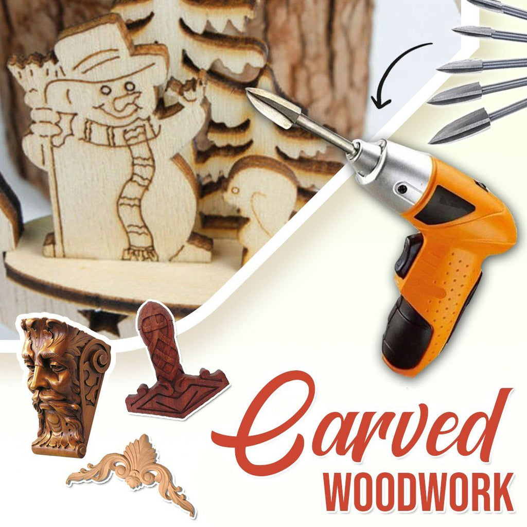 Woodwork Carving Engraving Drill Set