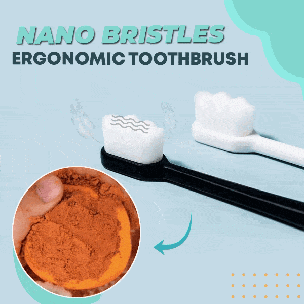 Nano Bristles Ergonomic Toothbrush